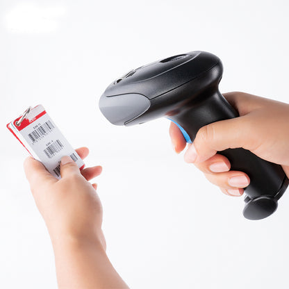 1D 2D QR Barcode Scanner Handheld Bluetooth Wireless 2.4G Scanner