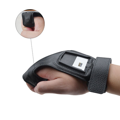 Posunitech DG01 Finger Trigger Glove Right Hand Glove for 1D/2D Imager Mini Pocket Barcode Scanner Wearable Wrist Straps Hands-Free Wireless Storage Reader, Warehouse Pickup