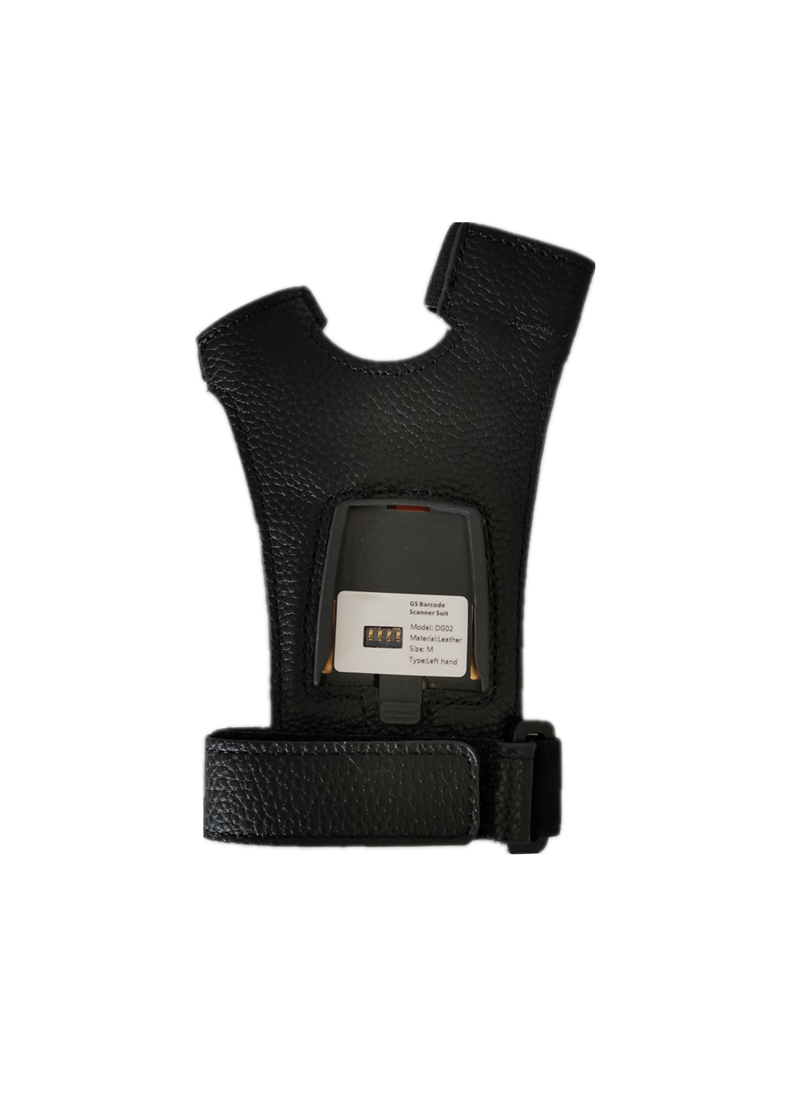 Finger Trigger Glove Left Hand DG02 for 1D/2D Imager Mini Pocket Barcode Scanner Wearable Wrist Straps Hands-Free Wireless Storage Reader, Warehouse Pickup