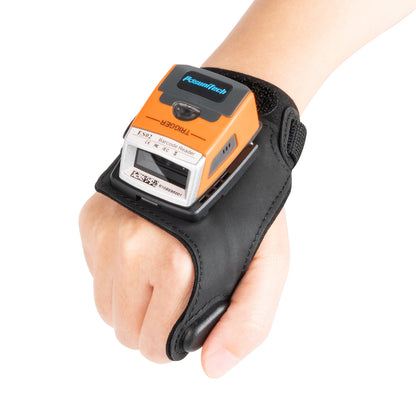 POSUNITECH ES02 2D Wearable Barcode Scanner, Hands-Free Glove QR Code Reader with Bluetooth, Wireless Inventory Picking Scanner for Warehouse, Logistics, Retail & Management System