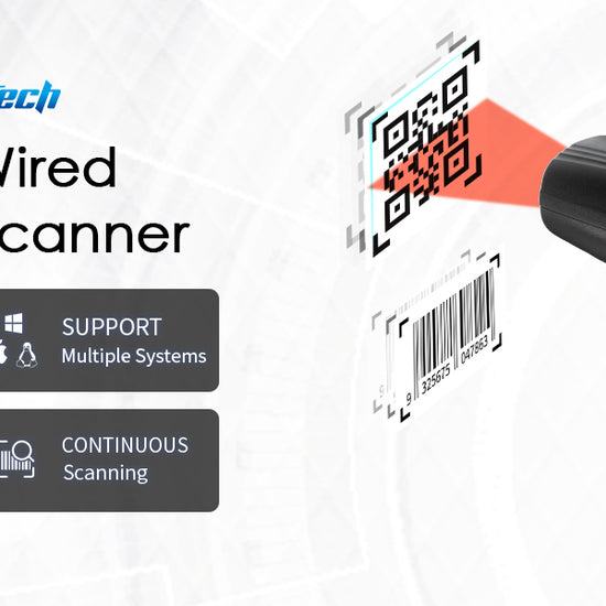 Barcode Scanner USB Handheld Barcode Reader