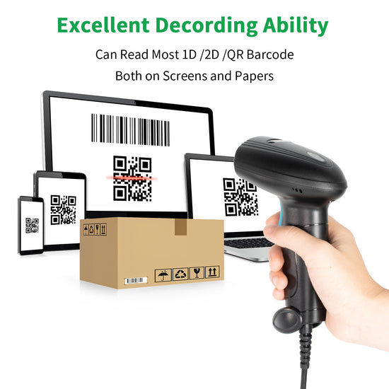 Barcode Scanner USB Handheld Barcode Reader